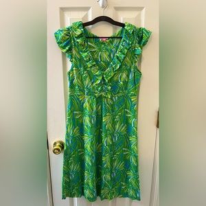 “Rare” Lilly Pulitzer size:small Lime and Teal dress